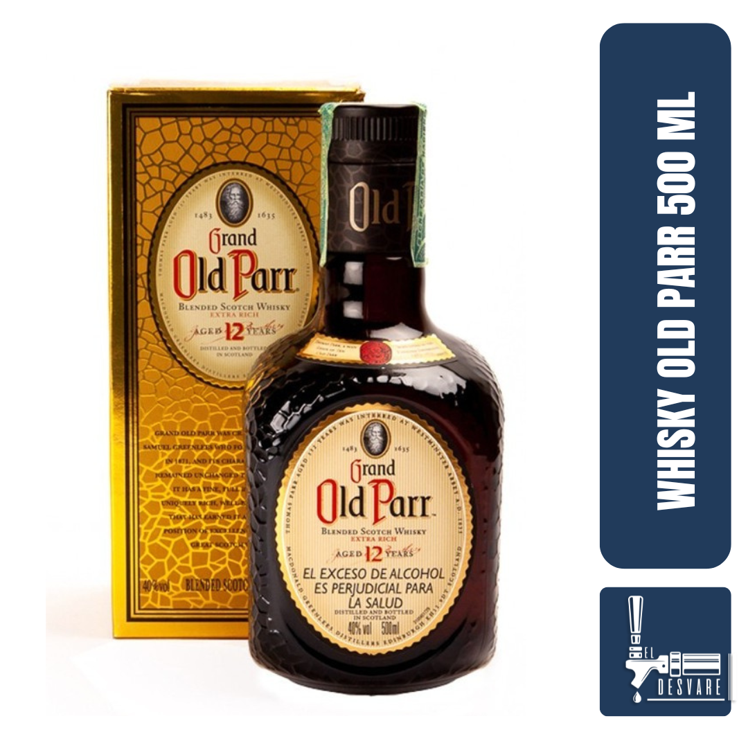 WHISKY OLD PARR 12 AÑOS 500 ML